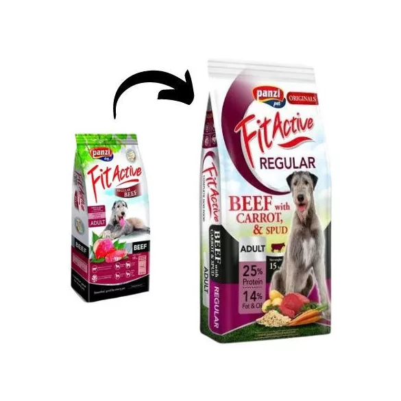 Panzi FitActive ORIGINALS Regular Beef with Carrots and Spud 15 kg