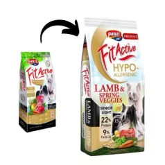   Panzi FitActive ORIGINALS Senior/ Light Hypoallergenic Lamb & Spring Veggies 15 kg