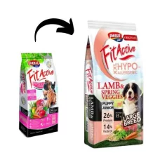 Panzi FitActive Puppy & Junior Lamb, Apple & Rice XXL 15 kg