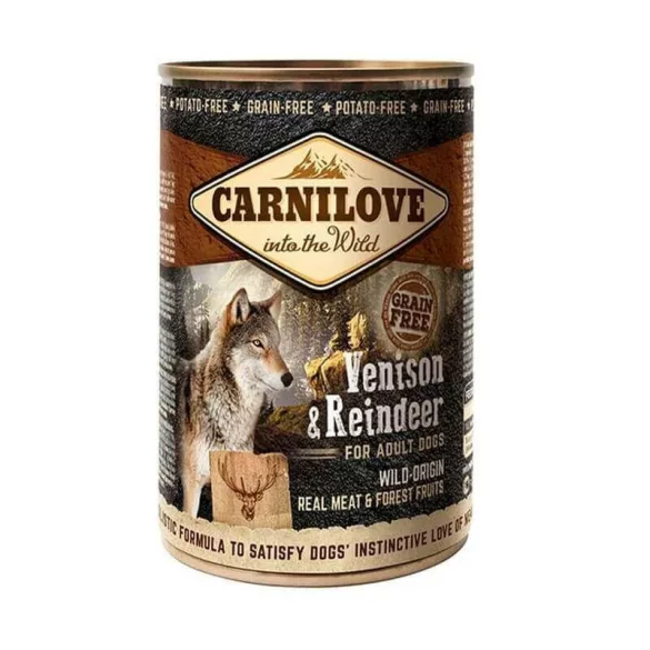 CarniLove Conservă Adult Game meat-Reindeer 6x400 g