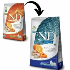   N&D Dog Grain Free cod&portocaliu with pumpkin adult mini 800 g hrană pentru câini