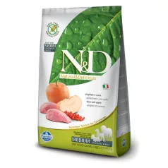   N&D Grain Free wild boar&apple adult medium 12 kg hrană pentru câini