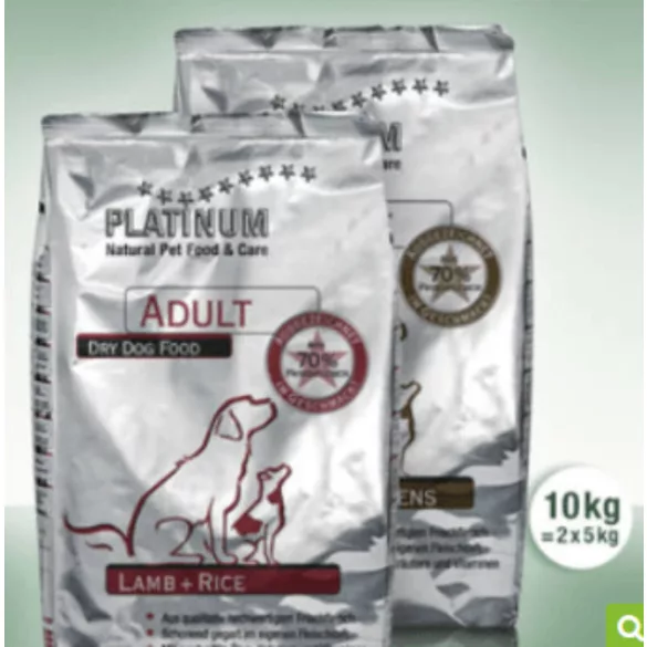 Platinum Natural Adult Duo 5 kg Lamb, 5 kg Iberic Pork