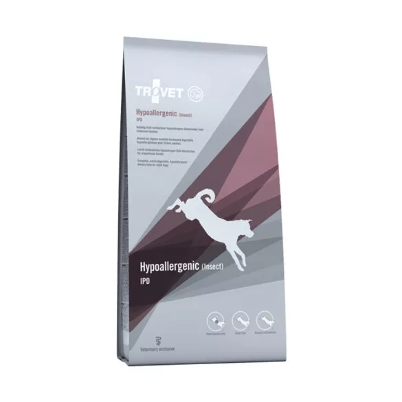 Trovet Hypoallergenic Insect&Potato DIET/IPD hrană uscată pentru câini 2x10 kg