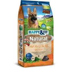   Happy&Fit Natural Adult Rind&Rice XL 12 kg hrană pentru câini