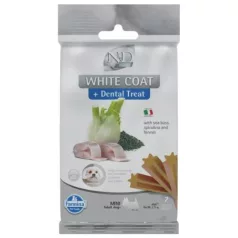   N&D White Dog Recompensă Sea bass, fennel, rice&spirulina Adult Mini 60 g