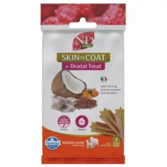   N&D Quinoa Dog Recompensă Skin&coat Herring Adult Med&max 100 g