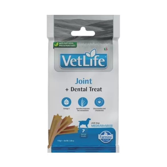Vet Life Natural Diet Dog Recompensă Joint Adult Med&max 100 g