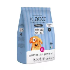 Aldog Puppy-Junior Mini Pork 3 kg hrană pentru câini