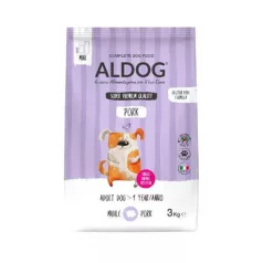 Aldog Adult Mini Pork 3 kg hrană pentru câini