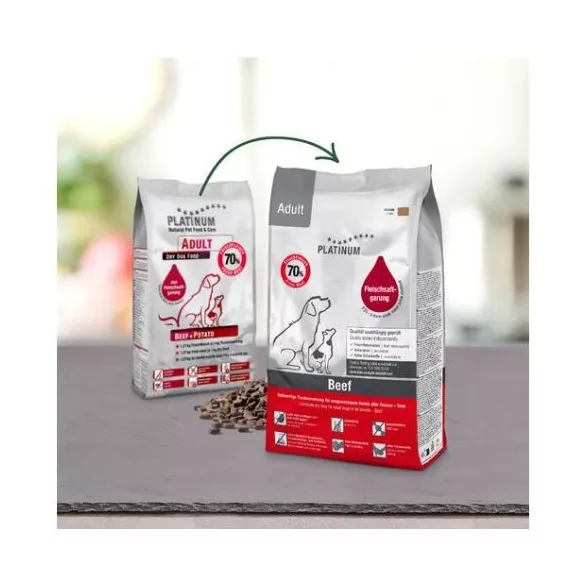 Platinum Adult Beef+Potato 1,5 kg