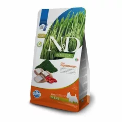   N&D Spirulina Dog Herring Adult Mini Hrană pentru câini 2 kg