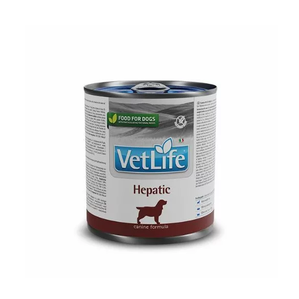 Vet Life Natural Diet Dog conservă Hepatic 300 g