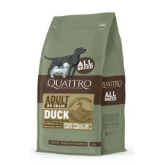   QUATTRO Hypoallergenic ALL BREED ADULT DUCK hrană pentru câini 12 kg