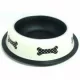 Castron Metal Hrănitor Castron Cauciuc Cu margine 0,90 l / 25,5 cm