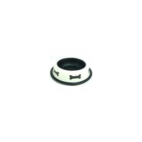 Castron Metal Hrănitor Castron Cauciuc Cu margine 1,55 l / 29,5 cm
