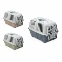   Pratiko 1 Plastic Cu ușă din plastic Cușcă de transport 48x31,5x33 cm