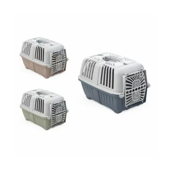 Pratiko 2 Plastic Cu ușă din plastic Cușcă de transport 55x36x36 cm