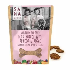 SANAdog Duck burger cu alge și with apricot 100 g