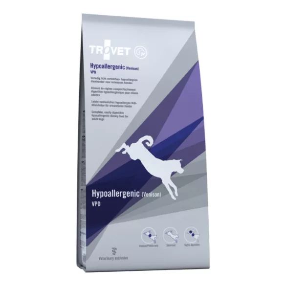 Trovet Hypoallergenic Venison&Potato Diet/VPD hrană uscată pentru câini 3 kg