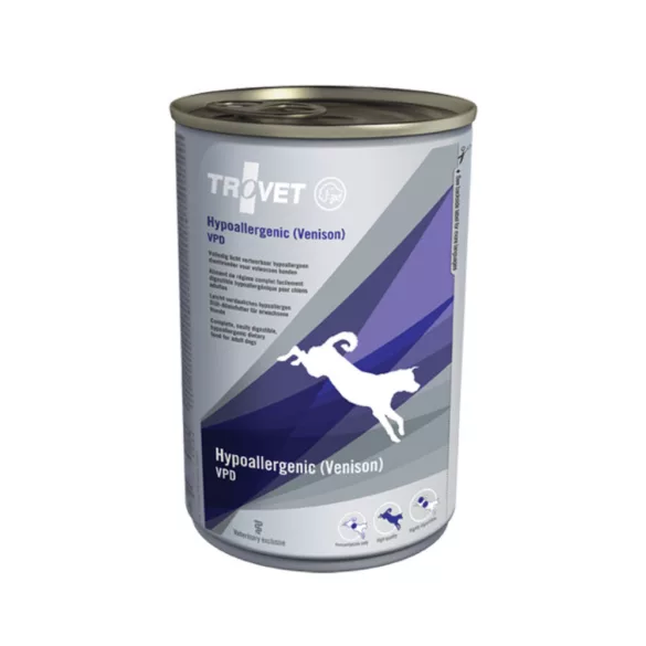Trovet Hypoallergenic Venison&Potato Diet/VPD conservă pentru câini 400 g