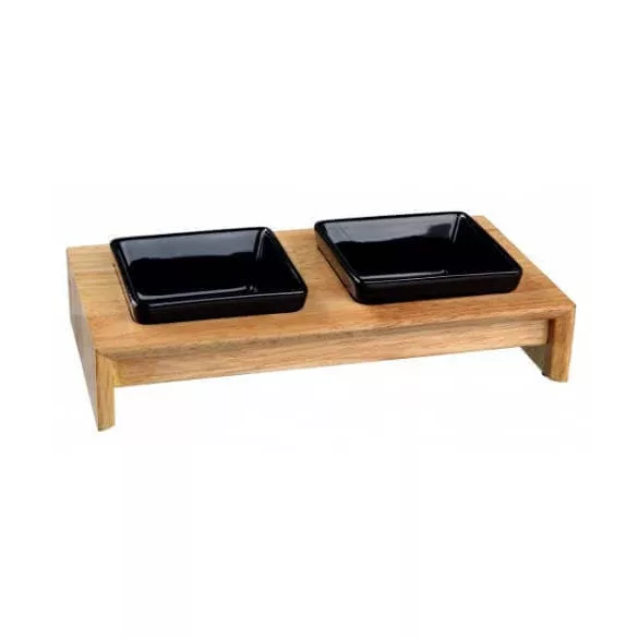 Trixie Castron set ceramică/lemn 2x0,4 L