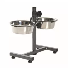 Trixie Castron Metal Pe suport Pentru câine 2x1.8 l