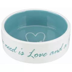   Trixie castron ceramică Pet's Home 1,4 l / 20 cm cremă/light albastru