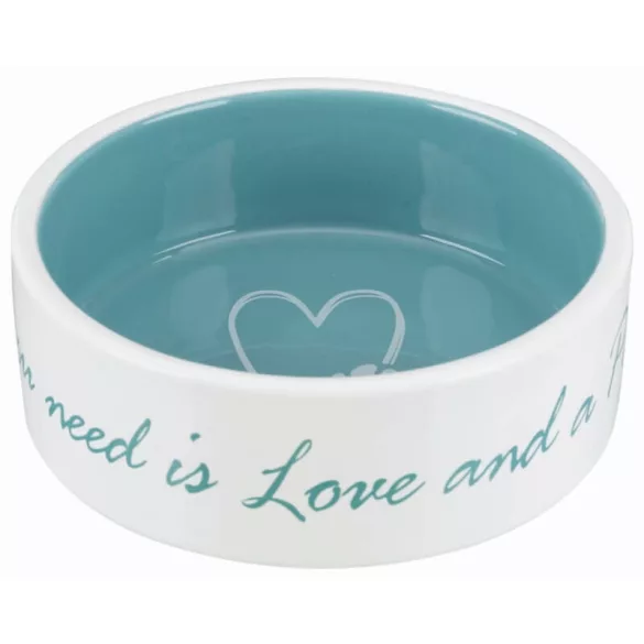 Trixie castron ceramică Pet's Home 1,4 l / 20 cm cremă/light albastru
