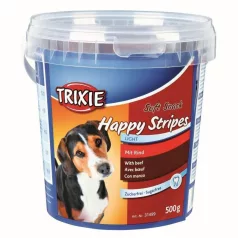 Trixie Recompensă Soft Snack Happy Stripes Găleată 500 g