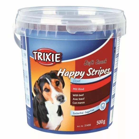 Trixie Recompensă Soft Snack Happy Stripes Găleată 500 g