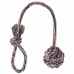 Trixie Jucărie Minge Din frânghie 7 cm/50 cm