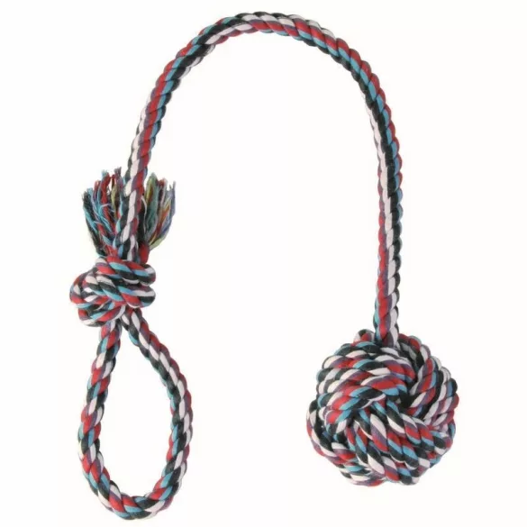 Trixie Jucărie Minge Din frânghie 7 cm/50 cm
