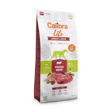 calibra-dog-life-junior-large-fresh-beef-12kg